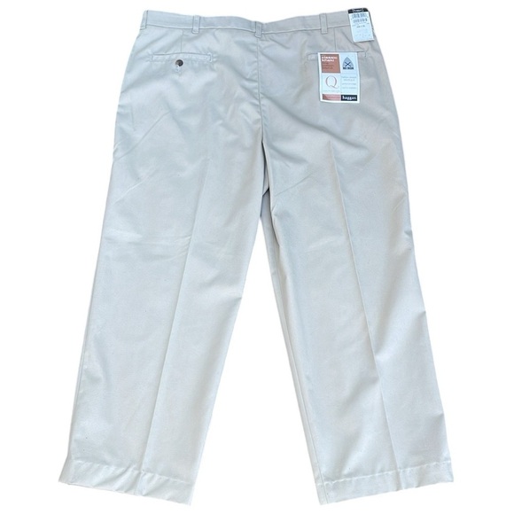 Haggar Classic Khaki 40‎ x 27 Plain Front no Iron Pant - Picture 5 of 11